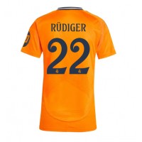 Real Madrid Antonio Rudiger #22 Udebanetrøje Dame 2024-25 Kortærmet